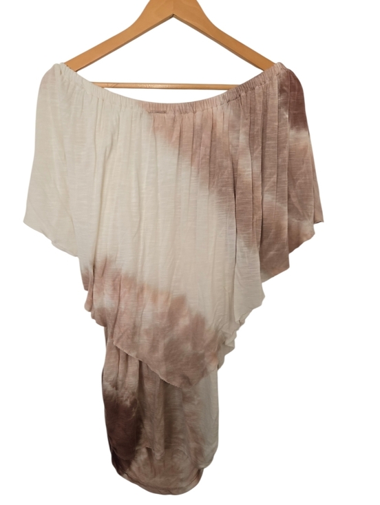 Young Fabulous & Broke Tops - Young Fabulous & Broke Tie Dye Off Shoulder Top Boho Draped Flowy Blouse XS